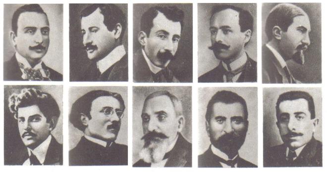 Armenian intellectuals who were arrested and later executed en masse by Young Turk government authorities on the night of 24 April 1915.